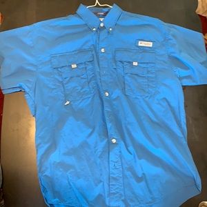 Mens Columbia PFG Bahama button up size small